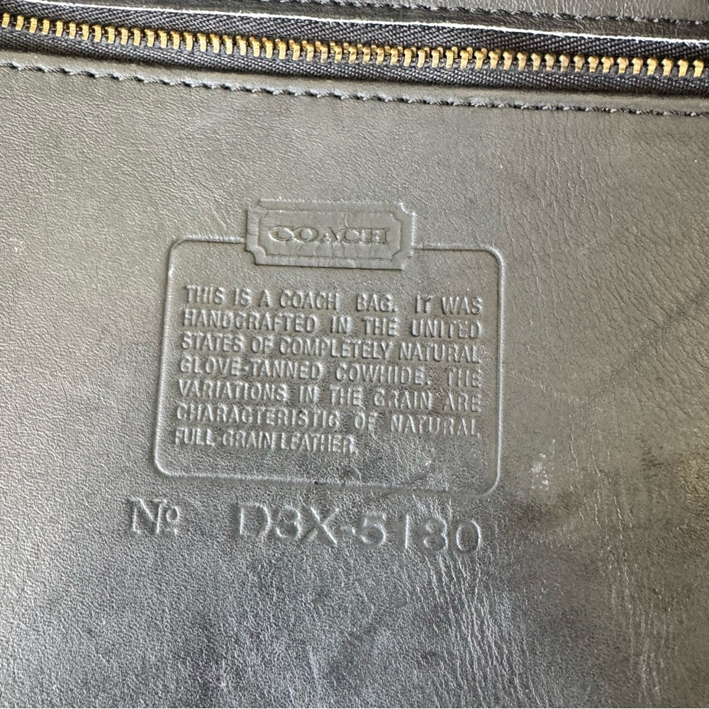 Vintage Coach Metropolitan 5180 briefcase. - Picture 5 of 7